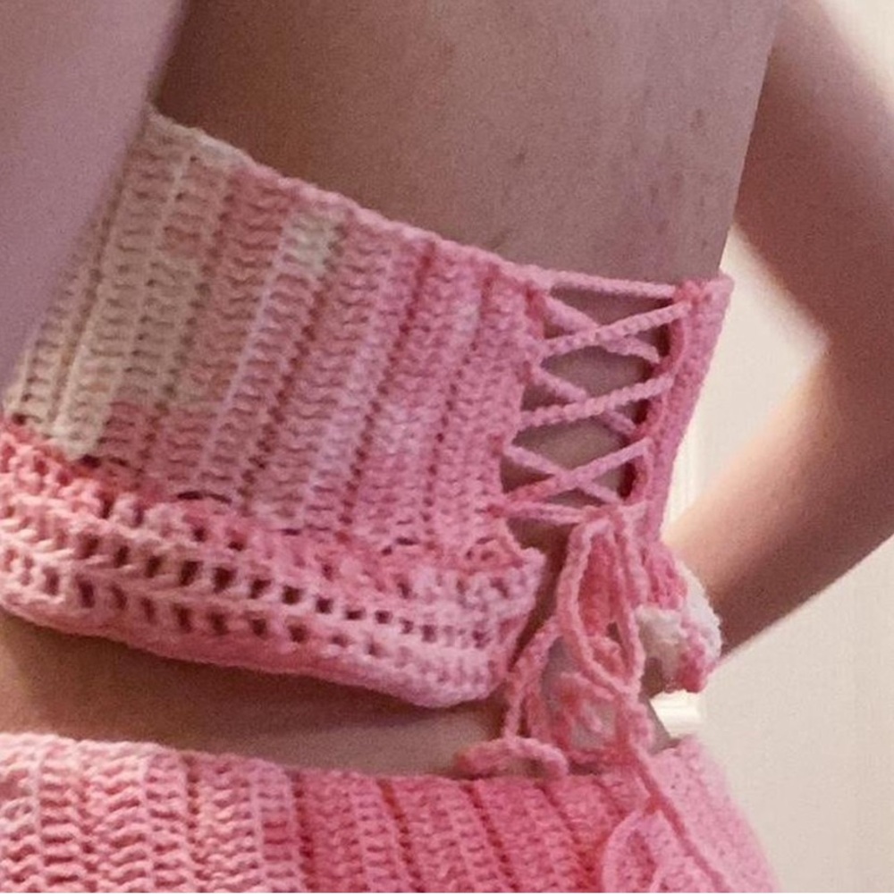 Handmade Crochet Halter Top - Picture 2 of 2